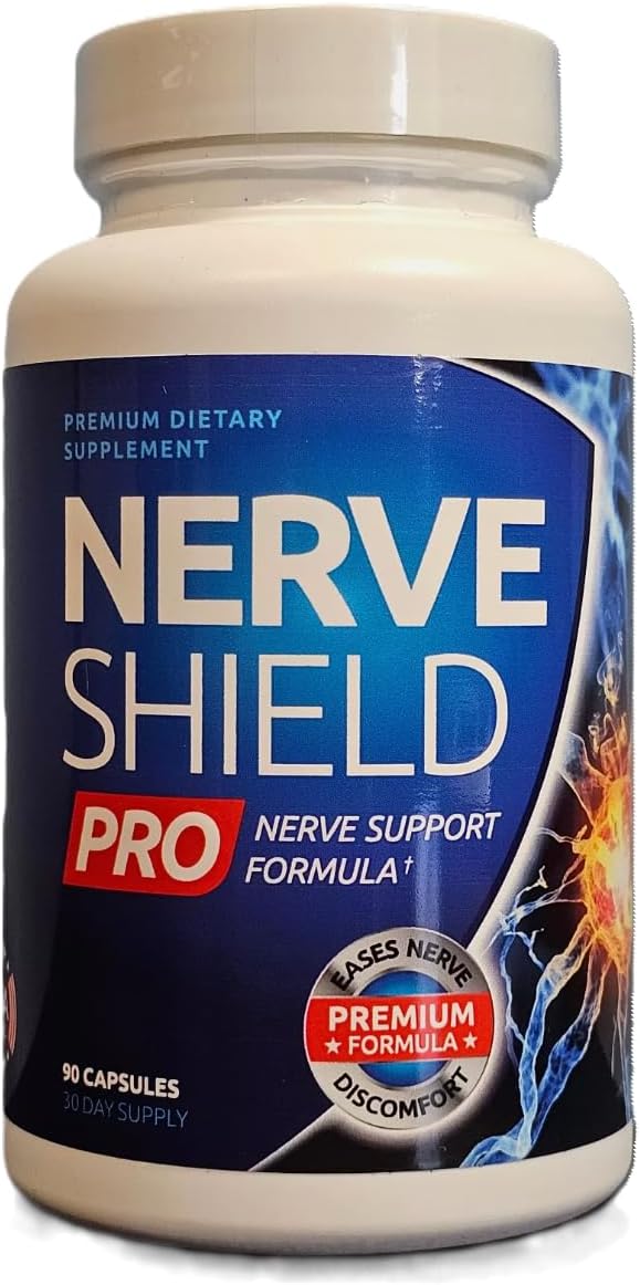 Advanced Nerve Formula with Alpha Lipoic Acid & Lion's Mane - Nerve Health Support Supplement for Neuropathy Relief & Long-Term Care