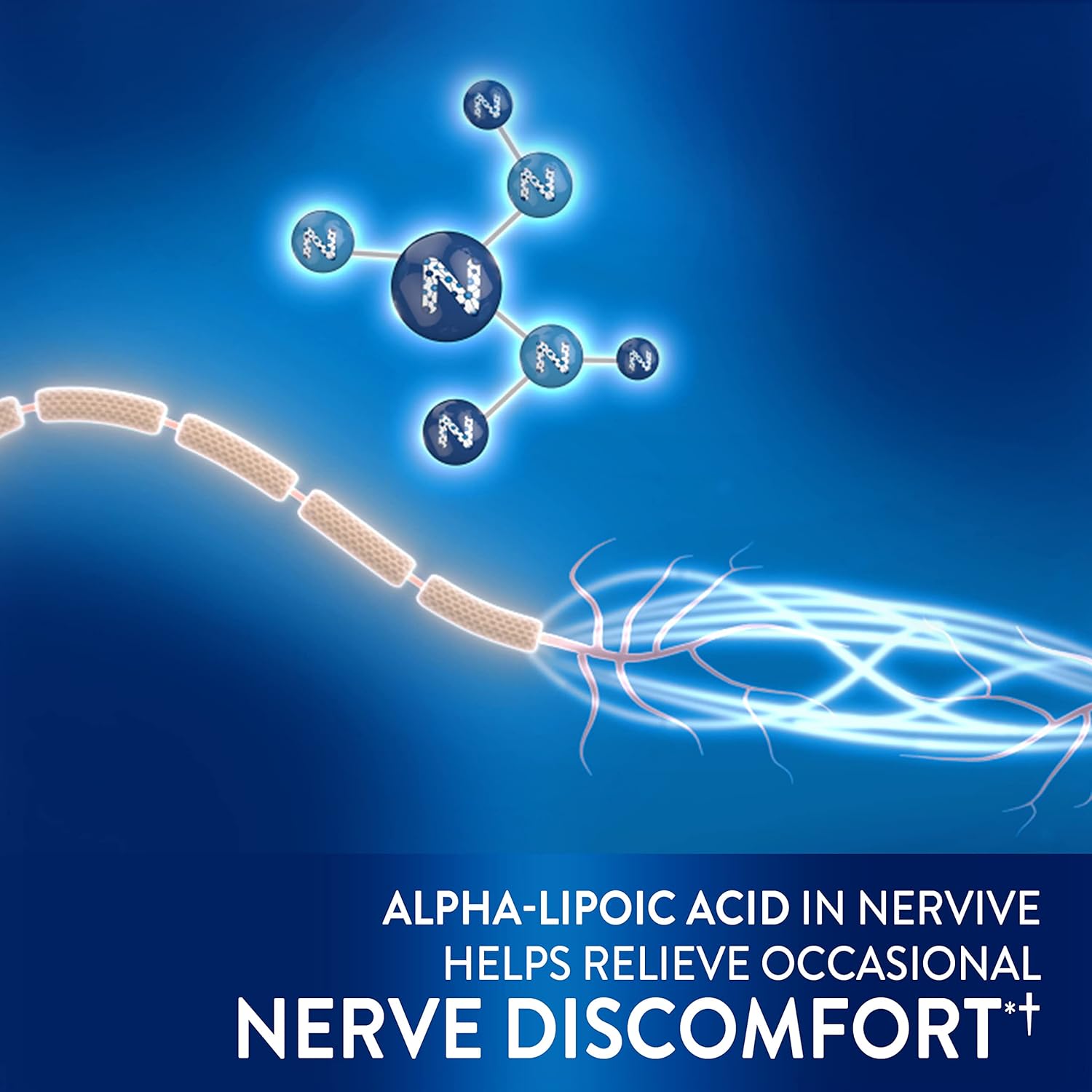 Advanced Nerve Relief + Mobility Supplement with Alpha Lipoic Acid & Boswellia for Nerve Aches & Weakness, 30 Tablets