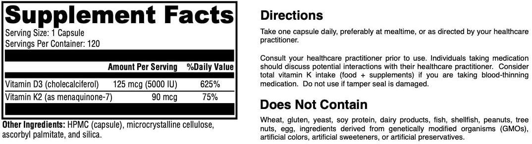 Advanced Omega-3 Support with Vitamin D3 & K2 (Large Size)