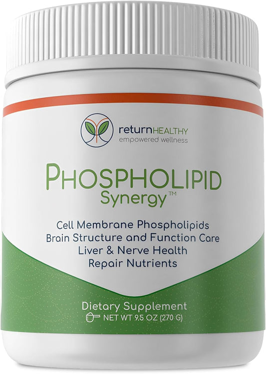 Advanced Phospholipid Synergy Powder for Cellular Repair & Brain Health - Liver Detox Formula - 270 g
