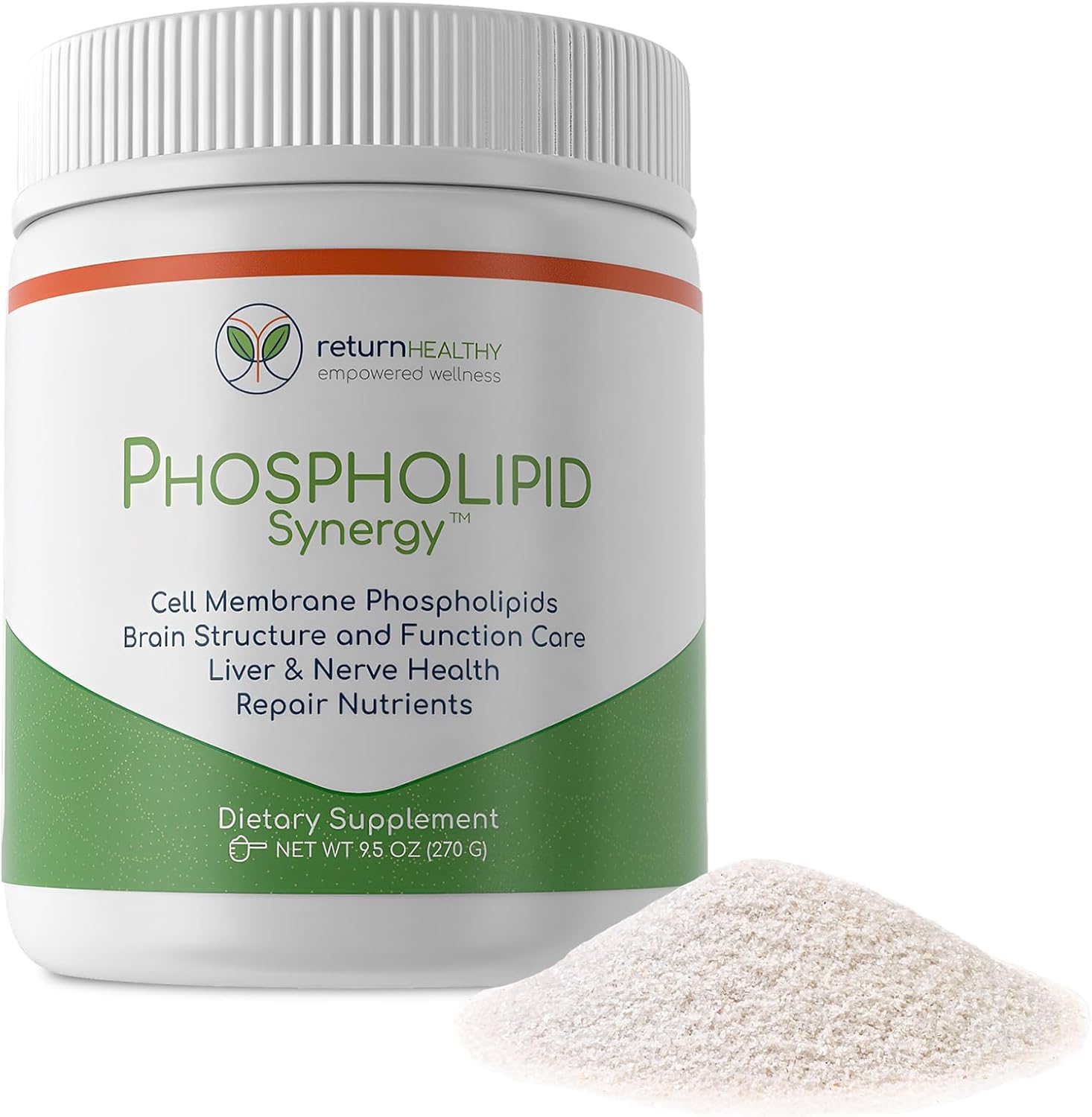 Advanced Phospholipid Synergy Powder for Cellular Repair & Brain Health - Liver Detox Formula - 270 g