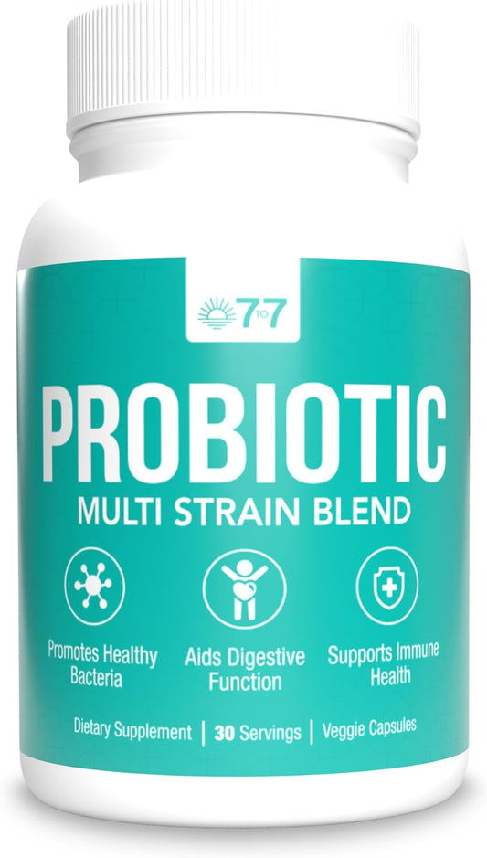 Advanced Probiotic Supplement with 18 Strains, Prebiotics, Enzymes, and Delayed Release - Supports Digestion, Reduces Bloating, Promotes Gut Health - Pure and Effective Formula