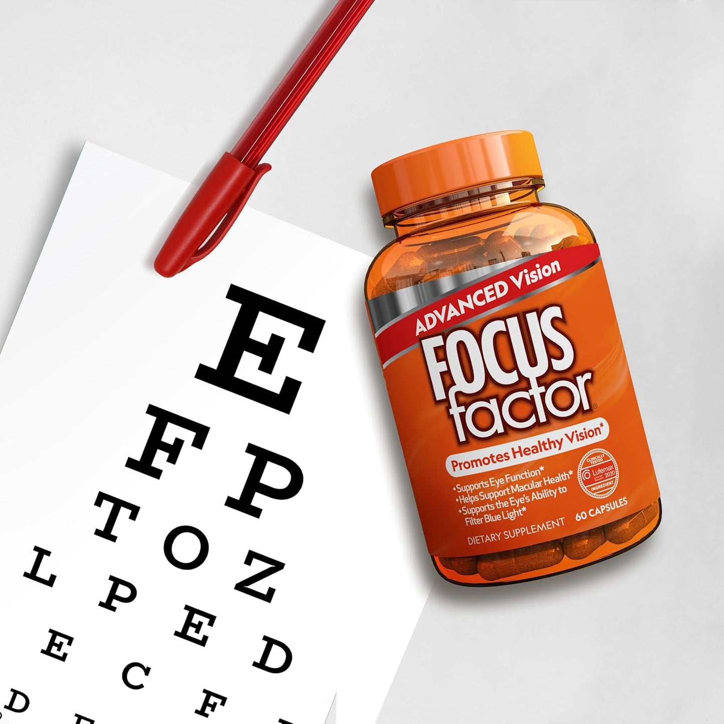 Advanced Vision Formula - Eye Vitamins with Vitamin C, E, Lutemax® 2020 - Lutein and Zeaxanthin (60 Count) - Eye Health Support Supplement - BoostGo Australia