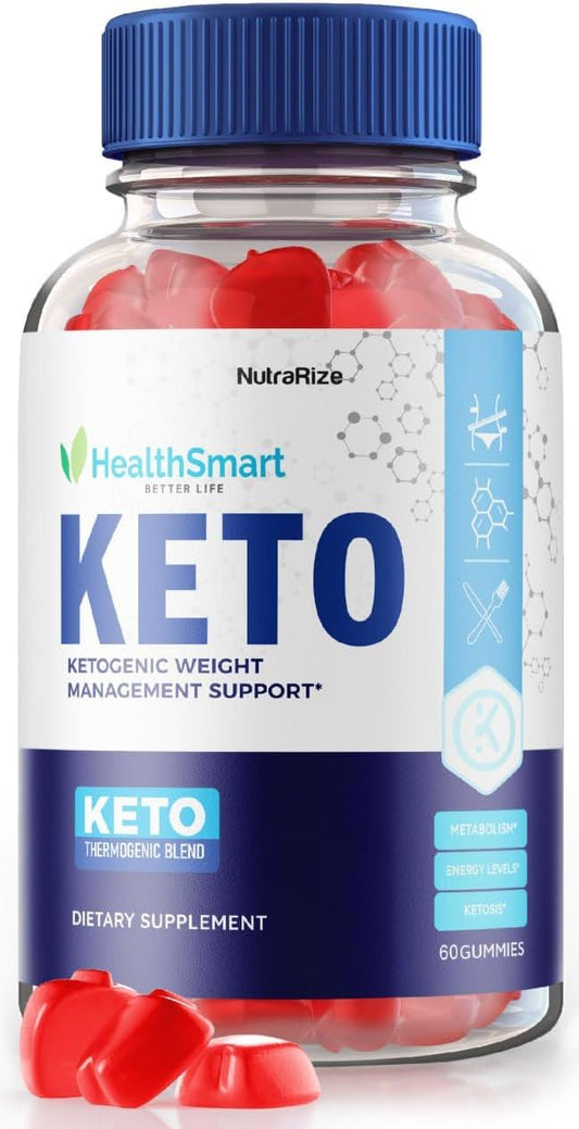 Advanced Weight Loss ACV Gummies - NutraRize HealthSmart Keto Supplement (60 Gummies)