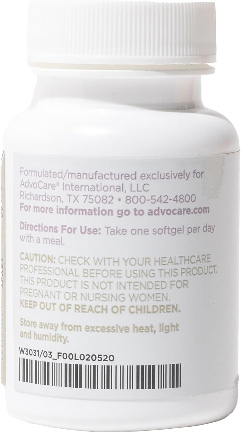 AdvoCare Glow Skin Supplement - Skin Care Softgels with Astaxanthin, Carotenoids, Tocotrienols & Vitamin E - Supports Healthy Skin, Hair & Nails