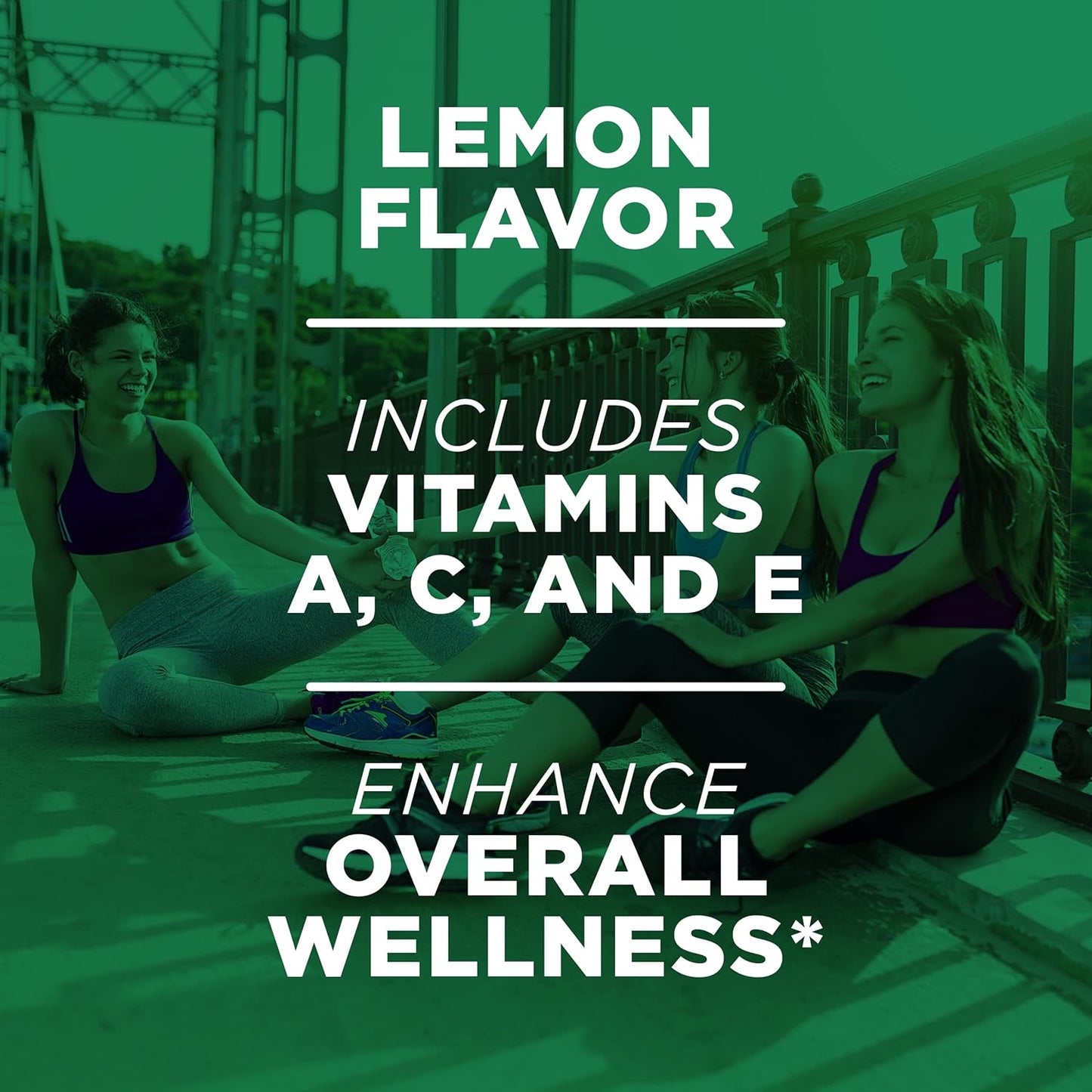 AdvoCare Greens Powder: Digestive Health Support with Antioxidants, Prebiotics, Probiotics - Broccoli & Carrot Powder - Lemon Flavor, 7 oz