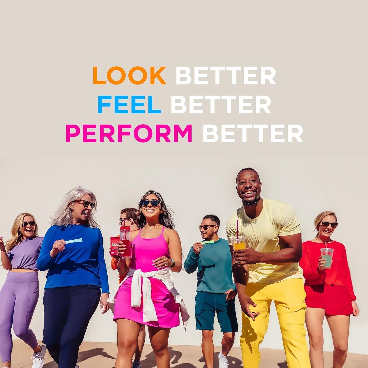 AdvoCare Spark Cherry Energy Drink Mix with Vitamins, Amino Acids, L-Carnitine & L-Tyrosine - 14 Stick Packs