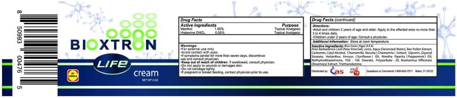 AFA Stem Cell Supplement for Joint Support, Muscle Pain, Energy, and Immune System - Blue Green Algae Spirulina - 90 Capsules + 2 oz Cream