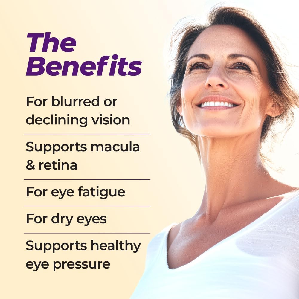 AFC Japan Ultimate Vision 4X Supplement - Eye Formula with Lutein, Zeaxanthin, Bilberry Extract, and Vitamins for Age-Related Eye Problems, Blurry Vision, Dry Eyes, Macular Health - 45 Capsules