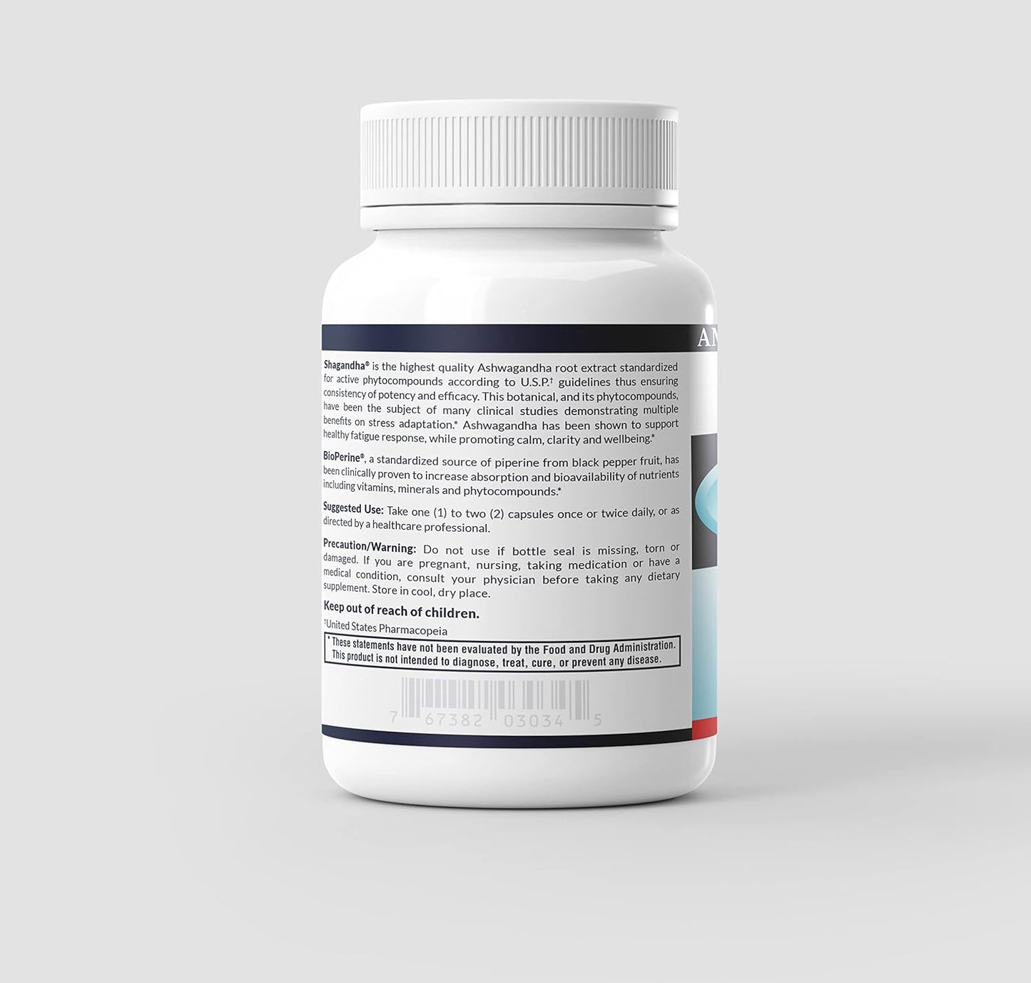 AFI America's Finest Inc Shagandha Capsules 250mg with BioPerine for Adrenal Fatigue, Calmness, and Clarity