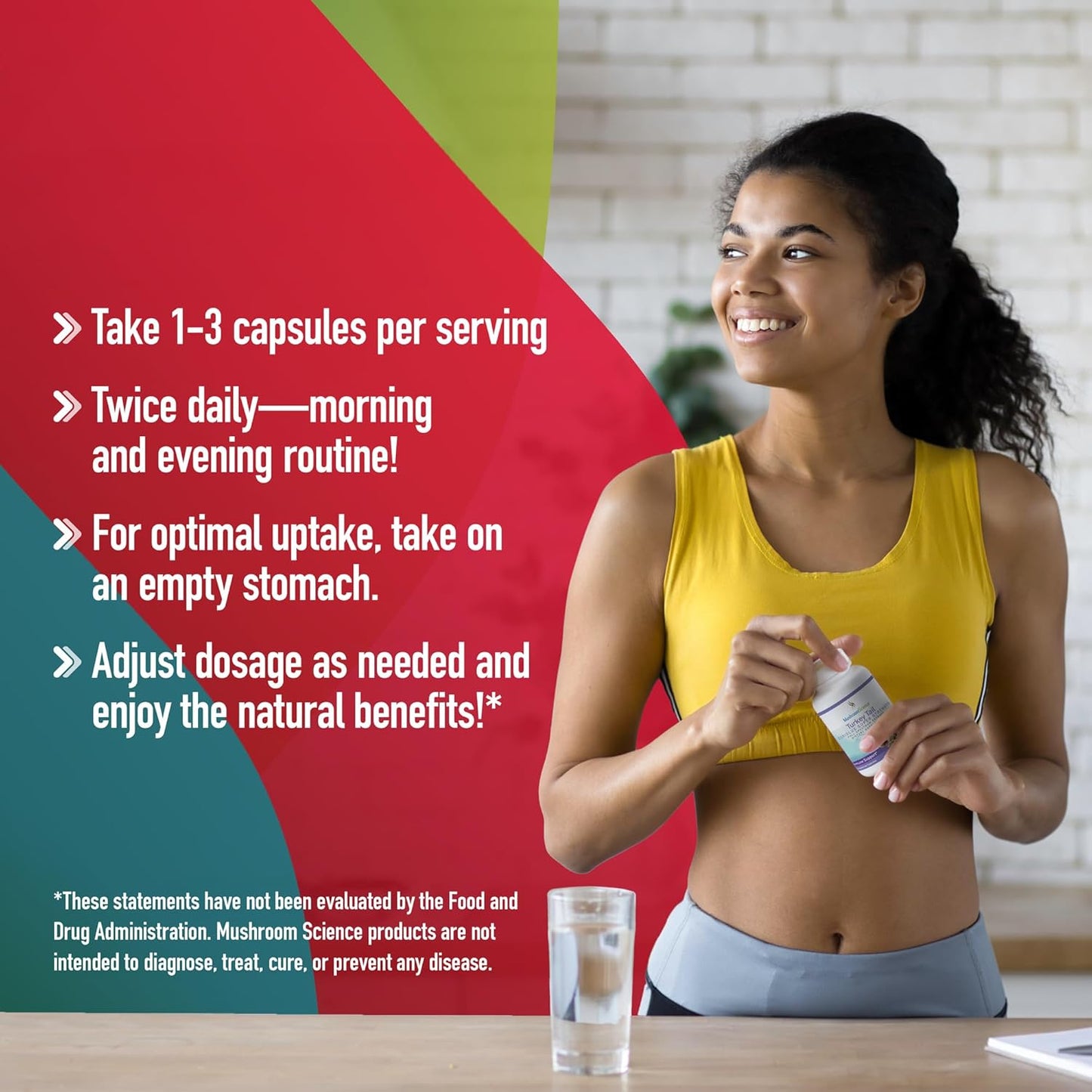 Agaricus Blazei Mushroom Capsules 400MG - Full Spectrum Extract, Hot Water Extracted, Vegetarian Supplement for Health Defense, 90 CT