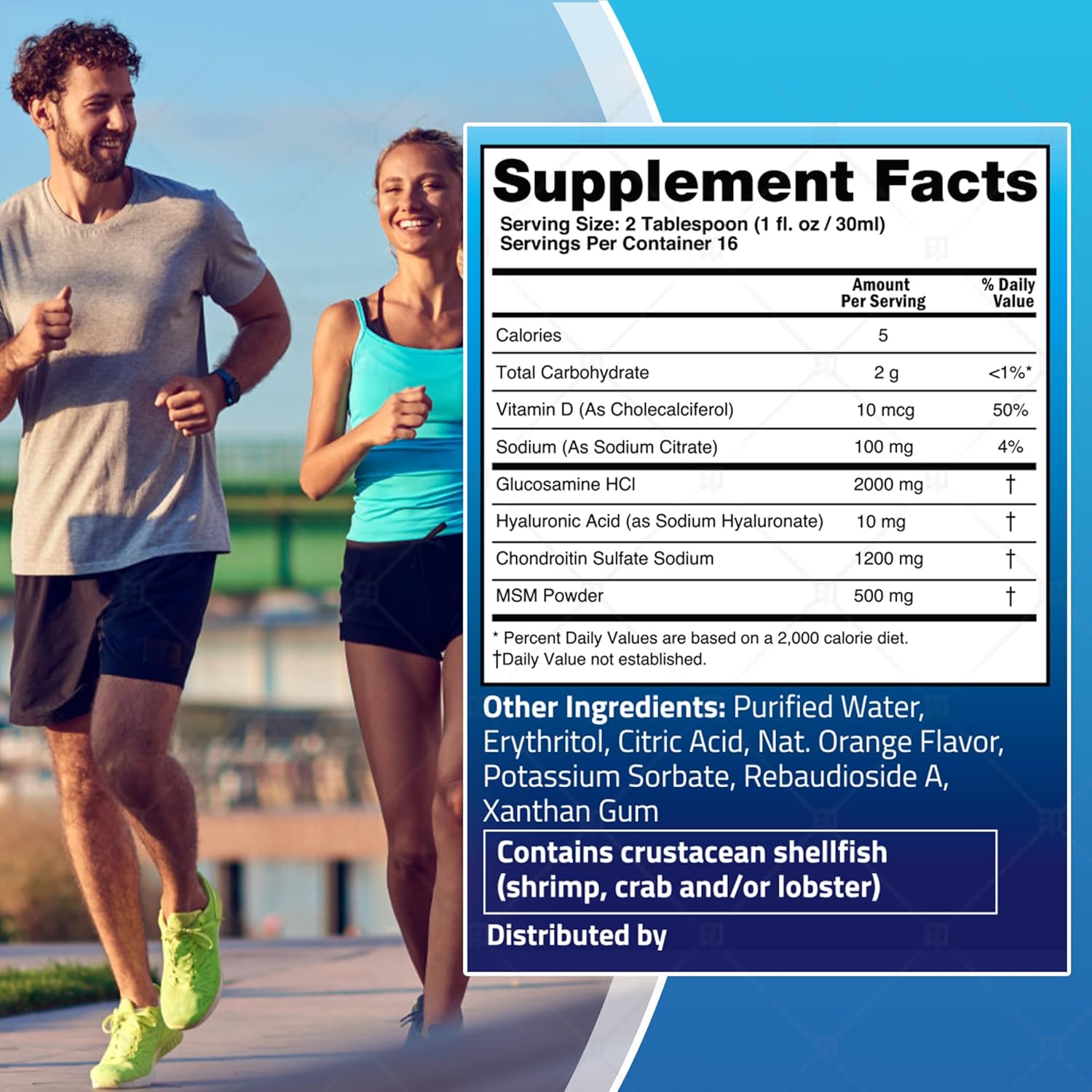 Ageless Foundation Laboratories UltraFlex Gold Liquid Joint Health Formula - Promotes Joint Mobility and Flexibility with Glucosamine, Chondroitin, MSM - 16 Fl Oz