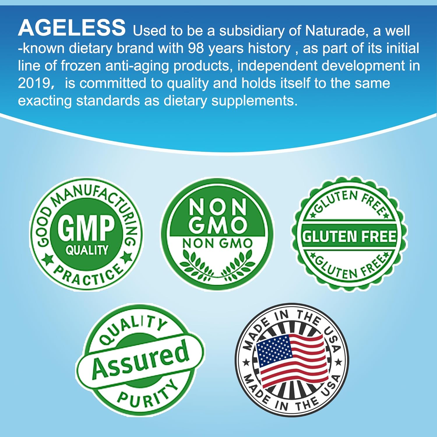 Ageless Foundation Laboratories UltraFlex Gold Liquid Joint Health Formula - Promotes Joint Mobility and Flexibility with Glucosamine, Chondroitin, MSM - 16 Fl Oz