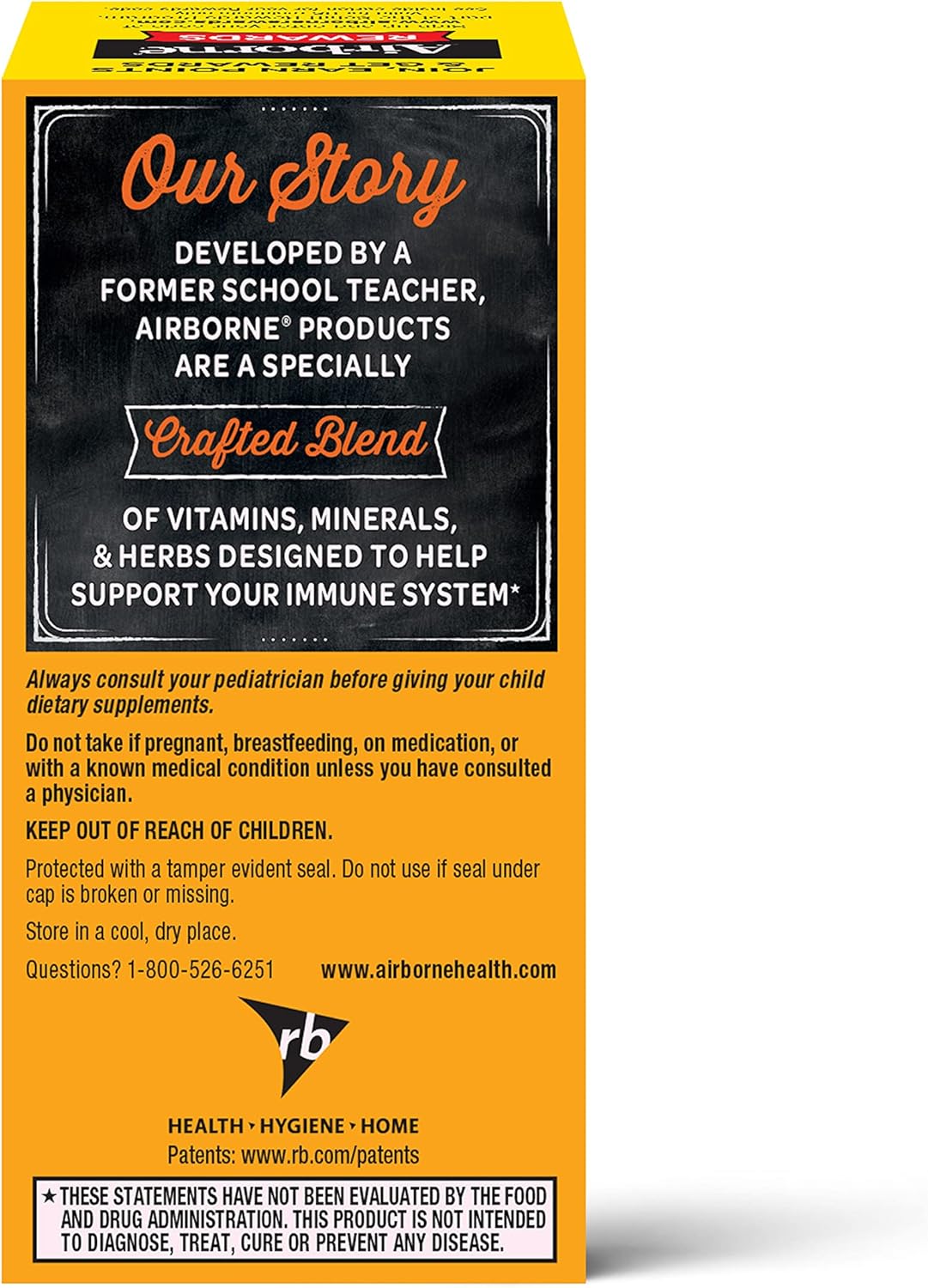 Airborne KIDS 500mg Vitamin C & Zinc Chewable Tablets - Immune Support with Antioxidant Vitamins A, C, & E - 32 Tablets, Very Berry Flavor