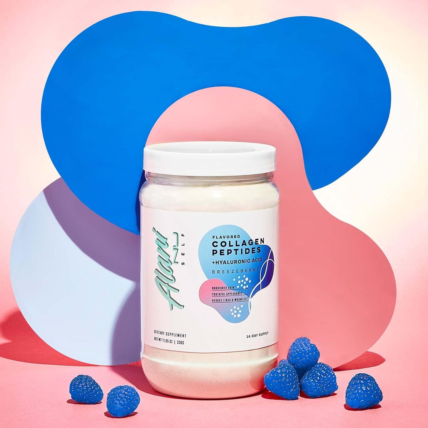 Alani Nu Breezberry Collagen Peptides Powder for Women | 18g Protein | Supports Bone, Skin, and Nail Health | 80mg Hyaluronic Acid | Gluten & Sugar Free | 14 Servings