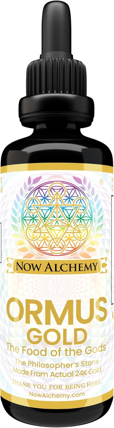 Alchemy 24K ORMUS Gold: Ocean Plasma Minerals with Monoatomic Gold crafted by ORMUS Pioneers