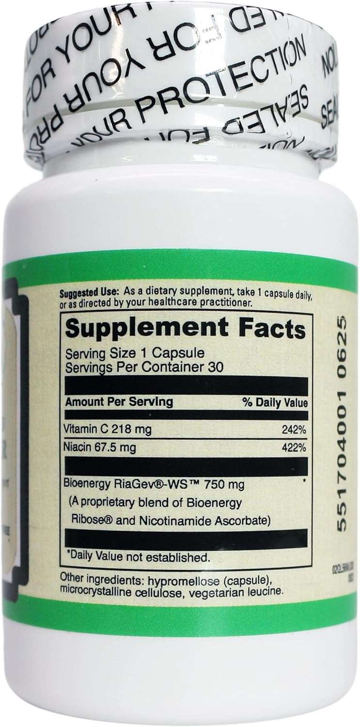 AlchePharma NAD+ Activator: Water-Soluble Capsules - 30 Count, Clinically Tested