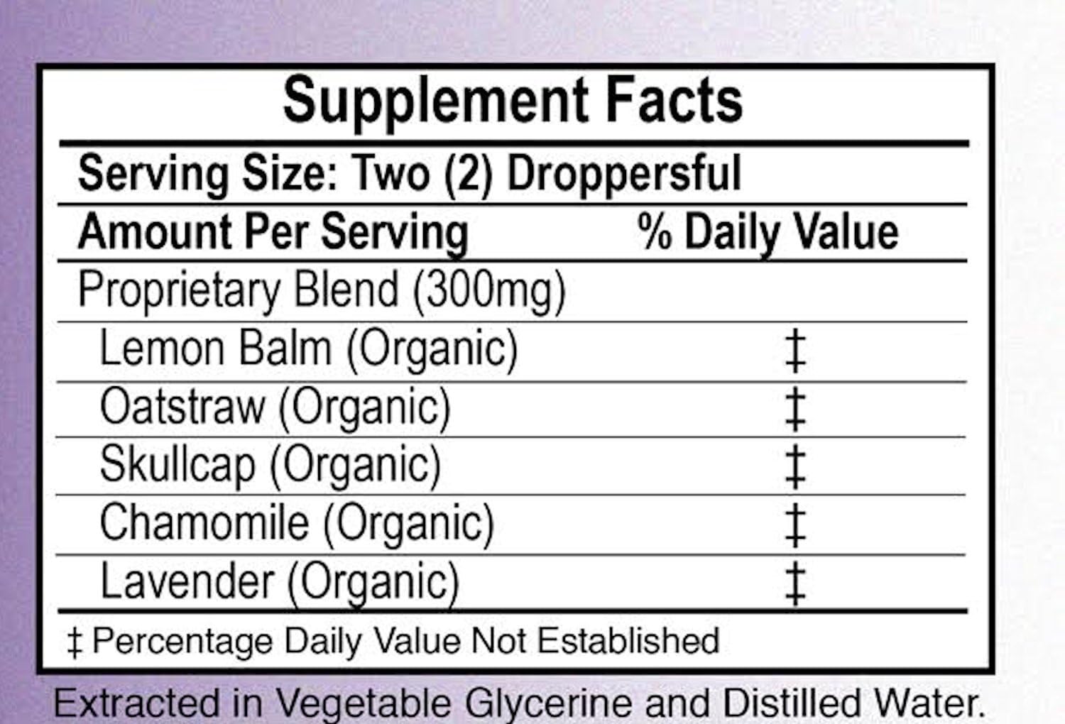 Alcohol-Free Herb Lore Relax Tincture with Lemon Balm, Chamomile, and Skullcap - 2 fl oz Liquid Drops for Kids and Adults