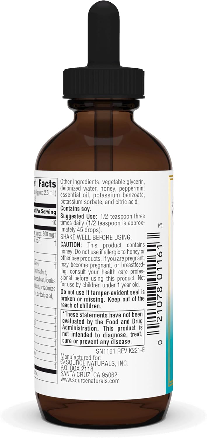 Alcohol-Free Herbal Resistance Liquid with Echinacea, Coptis, Yin Chiao - Immune Support - 2 OZ
