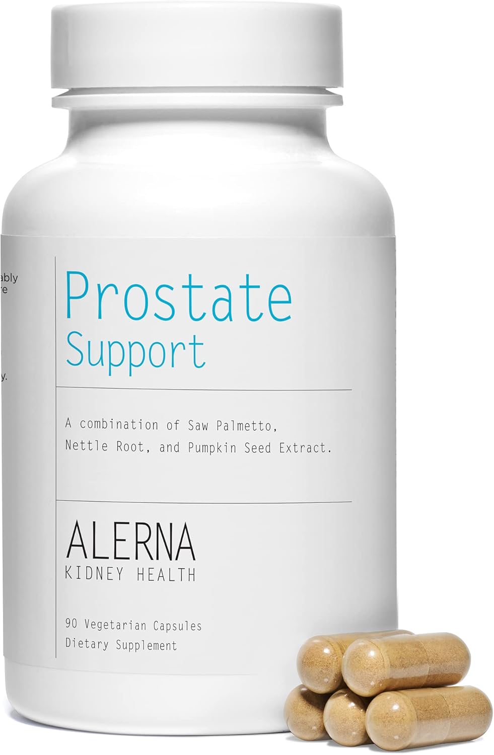 Alerna Prostate Support Supplement for Men with Saw Palmetto, Nettle Root, and Pumpkin Seed Extract - 1 Bottle