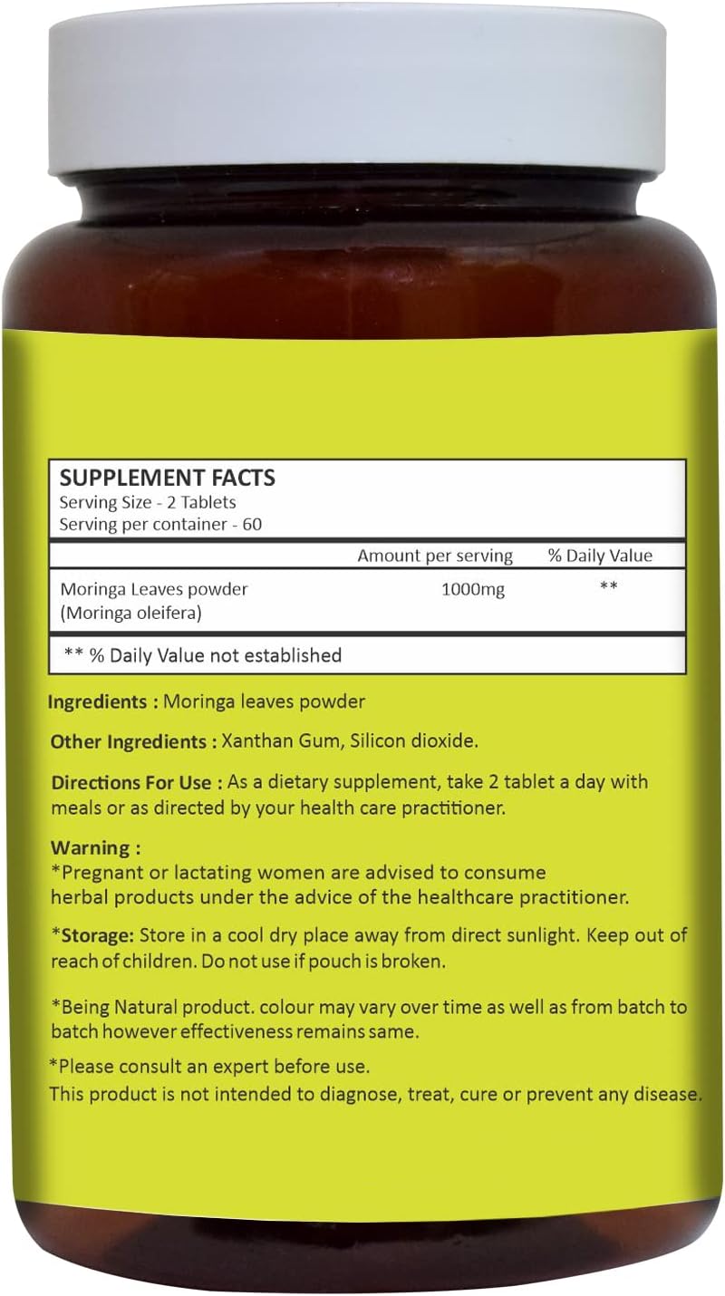 Alfalfa and Moringa Herbal Tablets Combo Pack for Natural Wellness