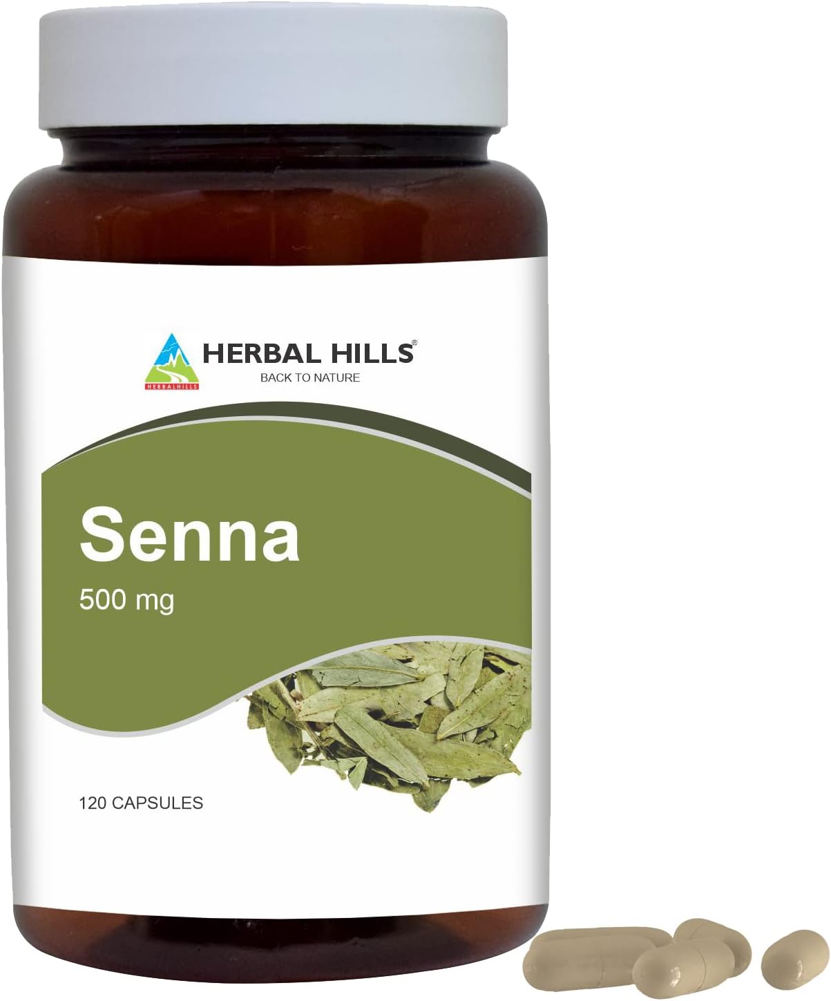 Alfalfa Tablet and Senna Leaf Capsules Combo Pack - Herbal Hills (2 Pack)