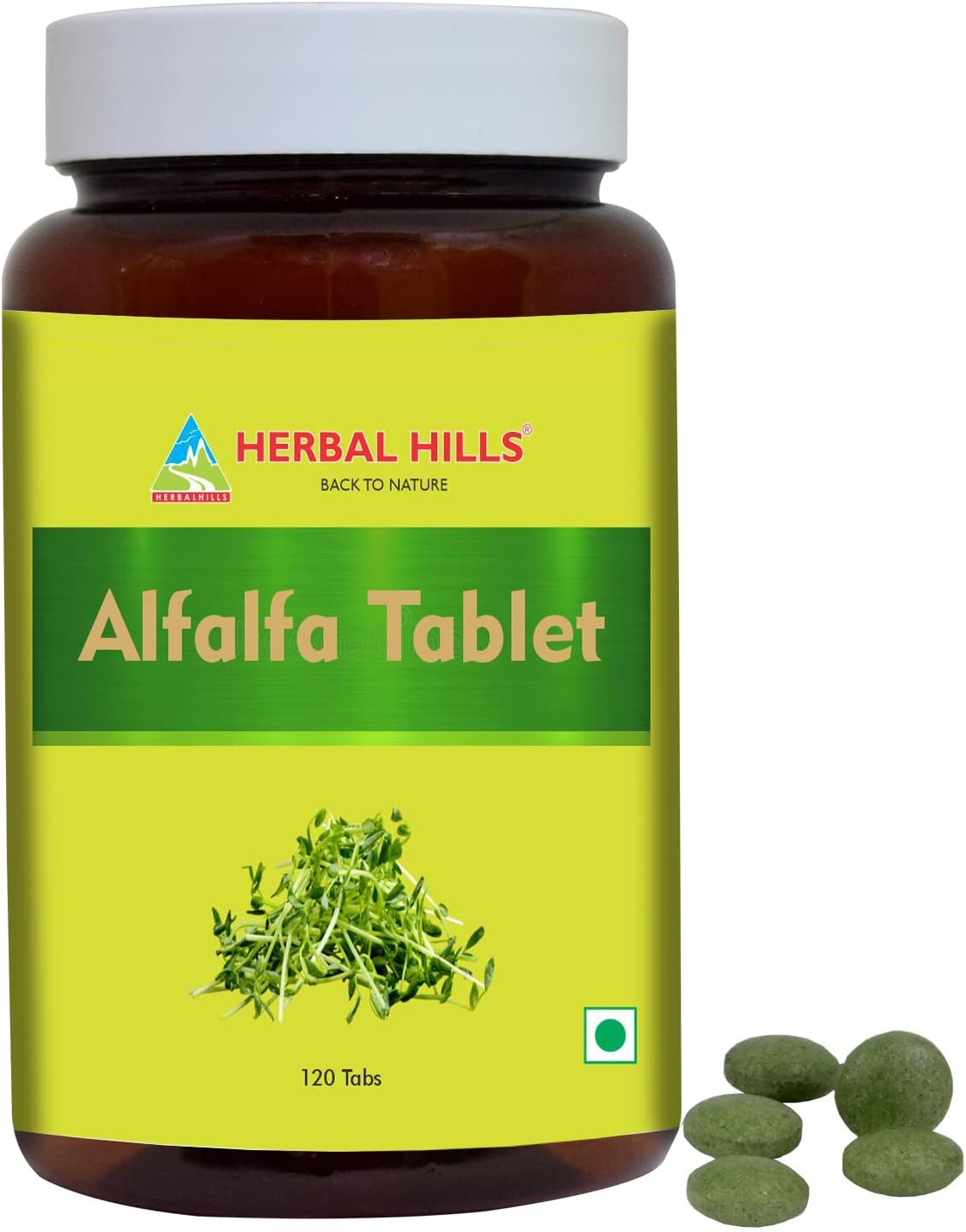 Alfalfa Tablets and Guggul Capsules Combo Pack by HERBAL HILLS