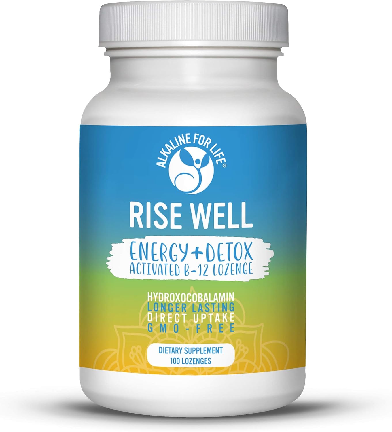Alkaline for Life Rise Well Vitamin B12 Lozenge - Boost Energy and Metabolism with Vitamin B12 Supplement