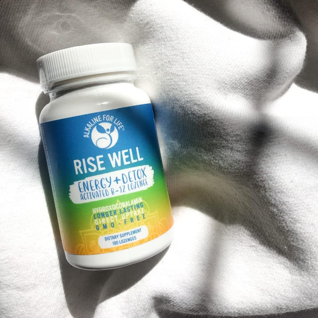 Alkaline for Life Rise Well Vitamin B12 Lozenge - Boost Energy and Metabolism with Vitamin B12 Supplement
