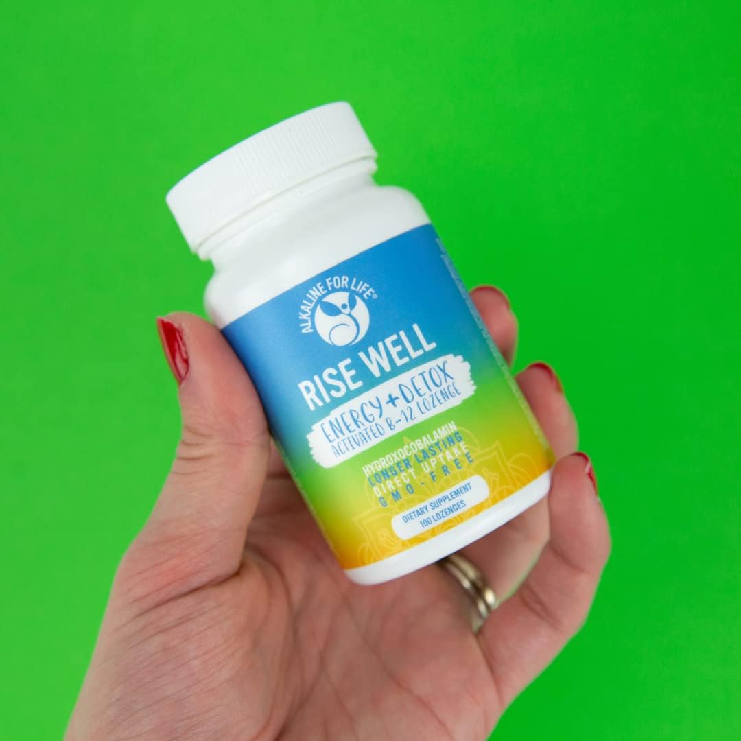Alkaline for Life Rise Well Vitamin B12 Lozenge - Boost Energy and Metabolism with Vitamin B12 Supplement