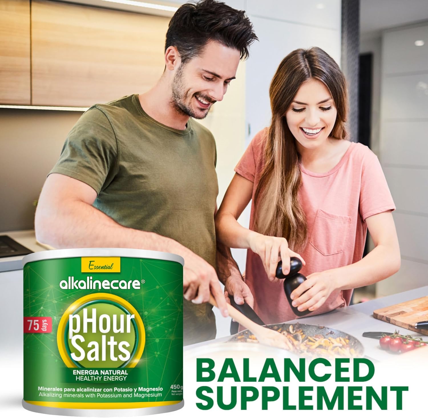 Alkalinecare Premium PHOUR Bottle for Youthful Muscles, Bones, and Joints - Supports Body Remineralization