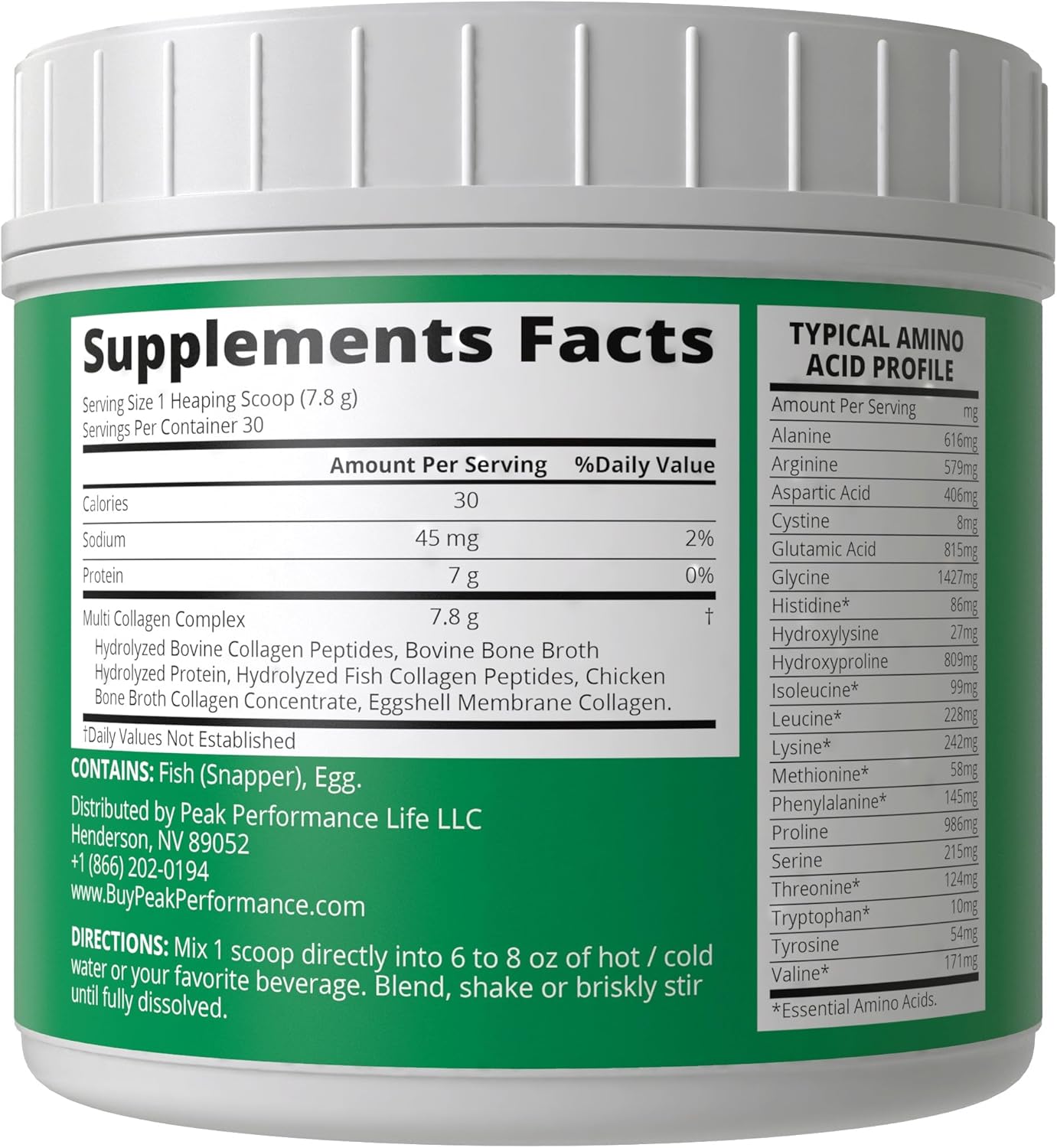 All 5 Multi-Collagen Protein Powder Peptides - Contains Types I, II, III, V, X - Keto & Paleo Friendly - Hydrolyzed Bovine, Marine, Chicken, Bone Broth Collagens - BoostGo Australia