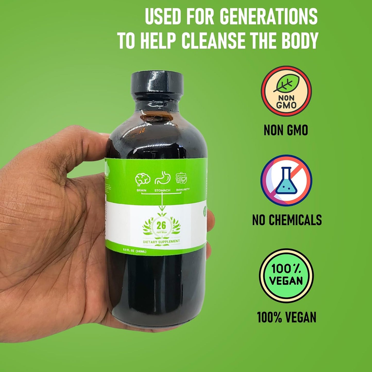 All-Natural 26 Herb Dr. Sebi Maya Formula for Holistic Wellness