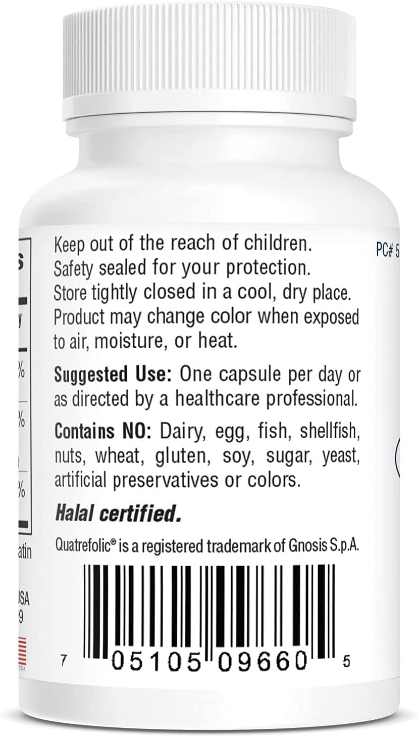 All-Natural Bio-Tech Pharmacal B6-Folic Acid Capsules for Cardiovascular, Bone, & Nervous System Health - 100 Count - Dairy, Fish, Gluten, Peanut, Shellfish, Halal, Soy-Free