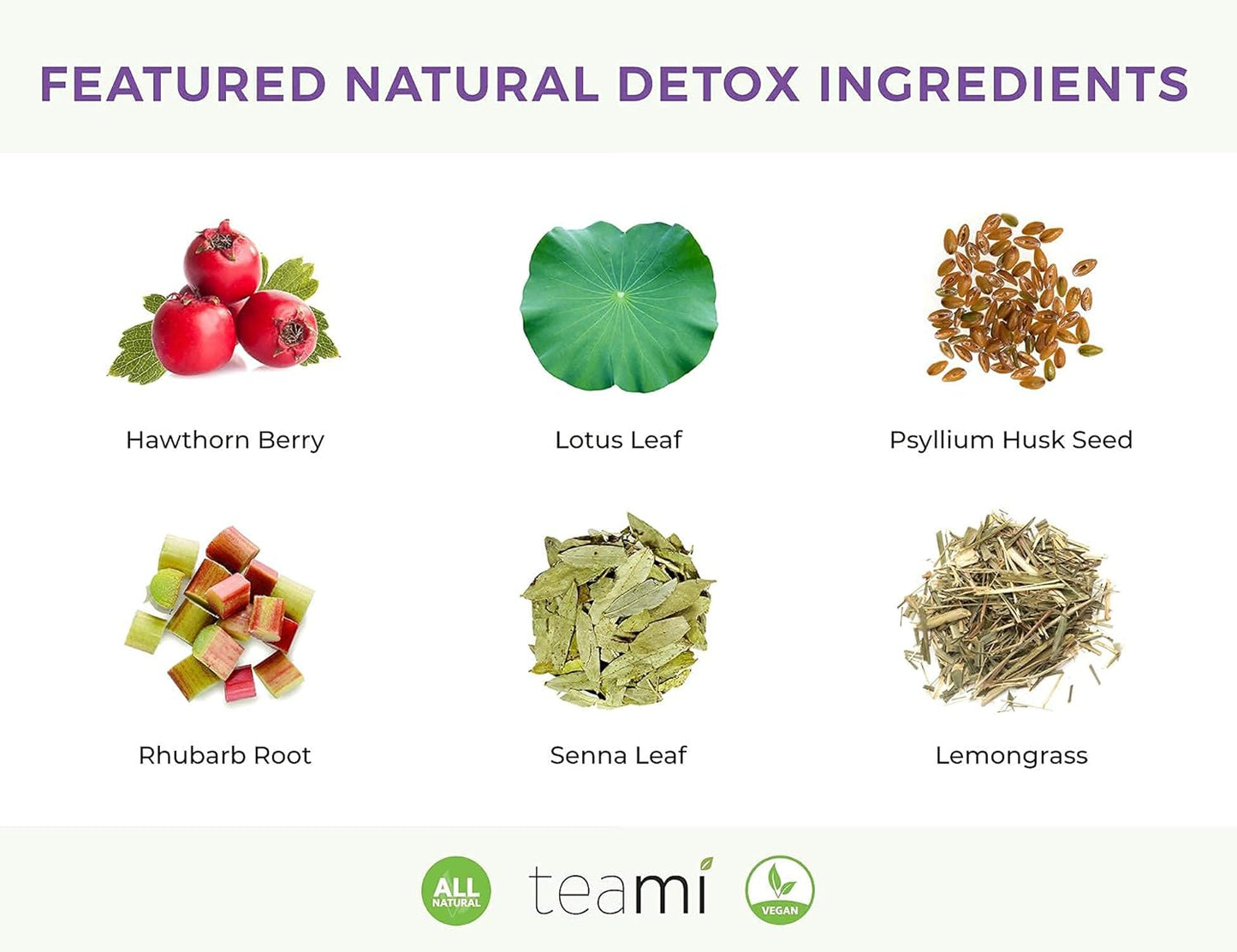 All Natural Colon Cleanse Tea for Men & Women - 30 Day Supply with 15 Lemon Tea Bags by Teami®
