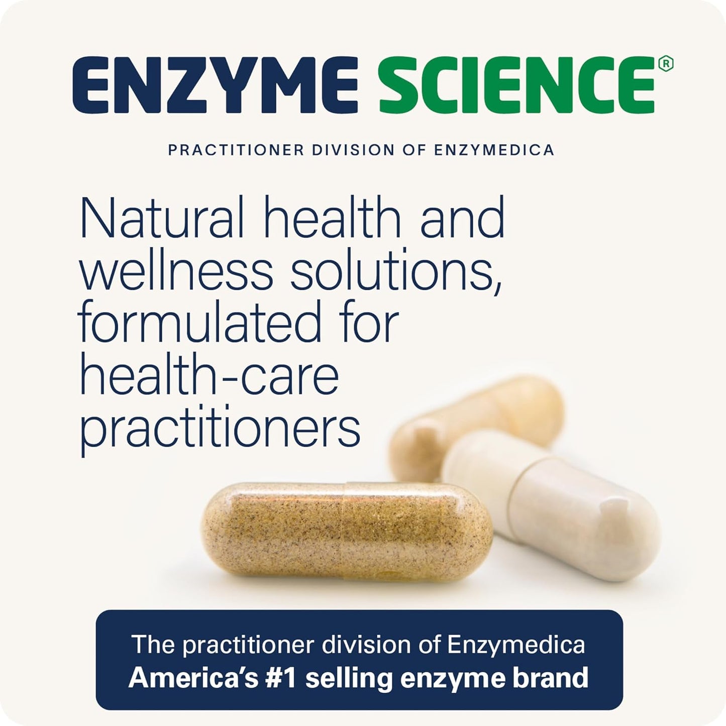 All-Natural Enzyme Science Pea+ Capsules with Meriva Curcumin for Physiological Support of Nervous, Immune, & Muscular Systems - 120 Count