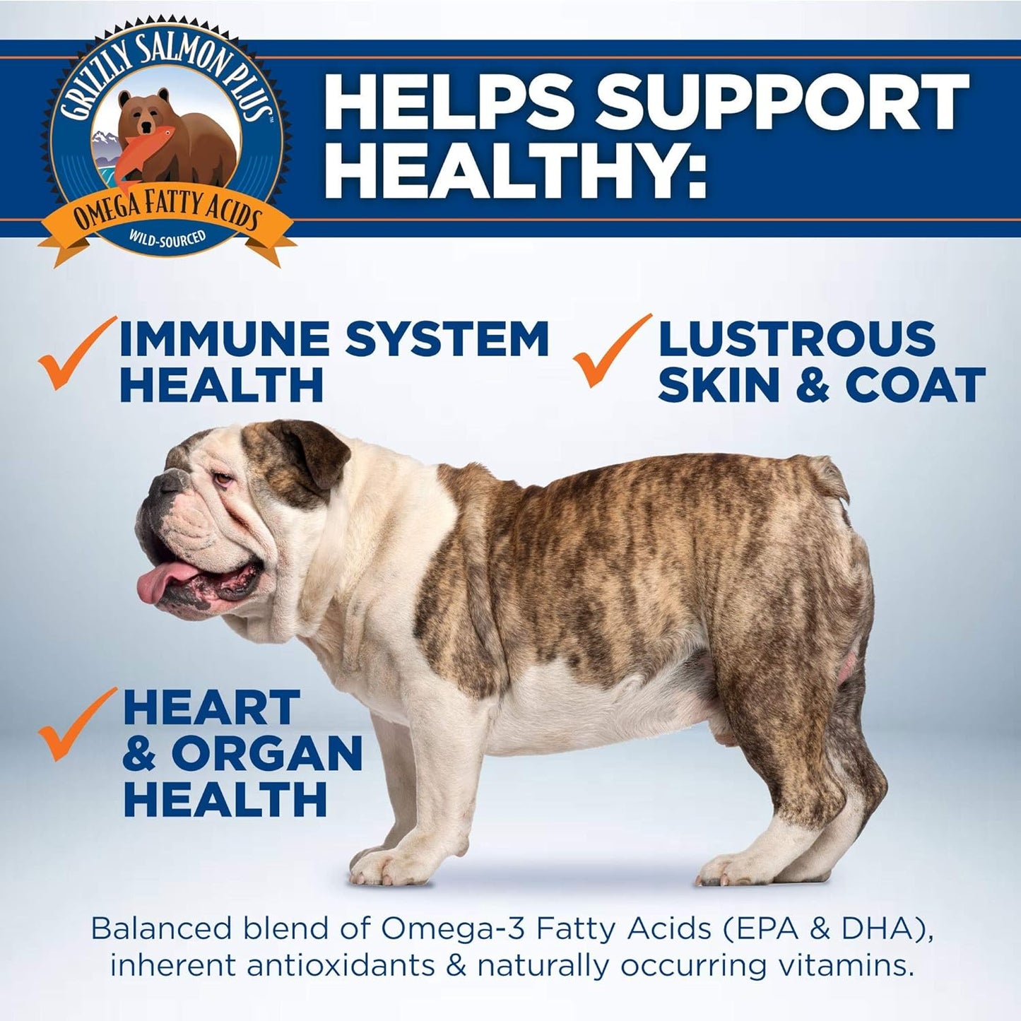 All-Natural Grizzly Salmon Oil Cat Food Supplement 4 oz - Omega 3 Fatty Acids