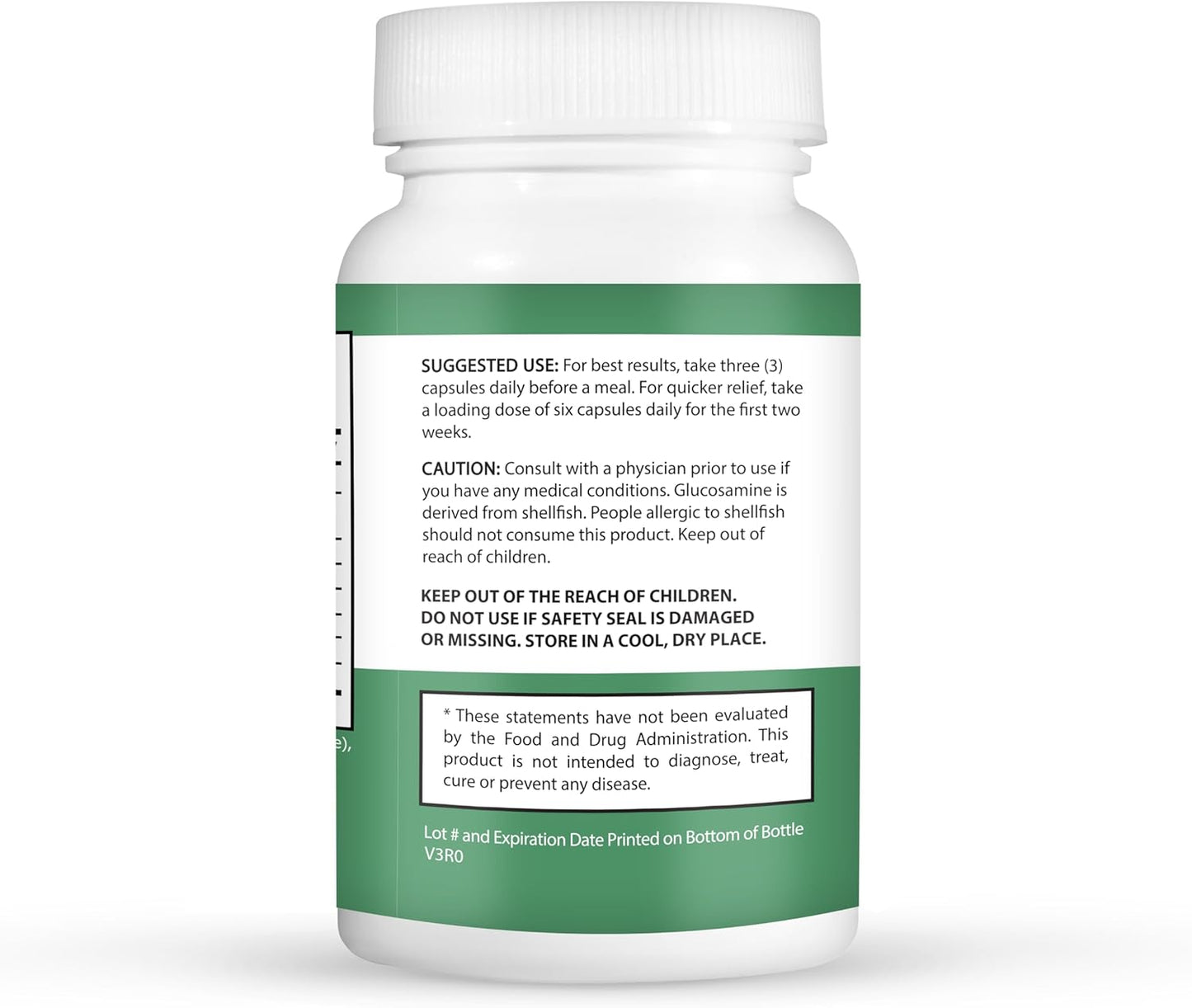 All-Natural Joint Support Supplement with Glucosamine, Chondroitin, MSM, Turmeric - Gluten-Free - 60 Capsules for Men, Women, Adults by JLM Nutritionals