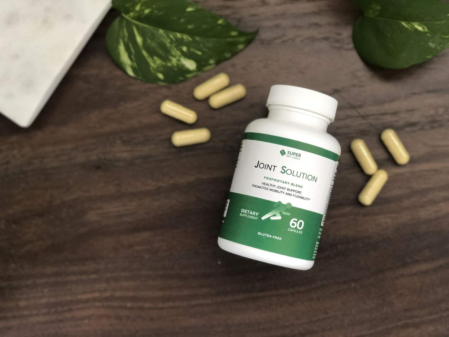 All-Natural Joint Support Supplement with Glucosamine, Chondroitin, MSM, Turmeric - Gluten-Free - 60 Capsules for Men, Women, Adults by JLM Nutritionals