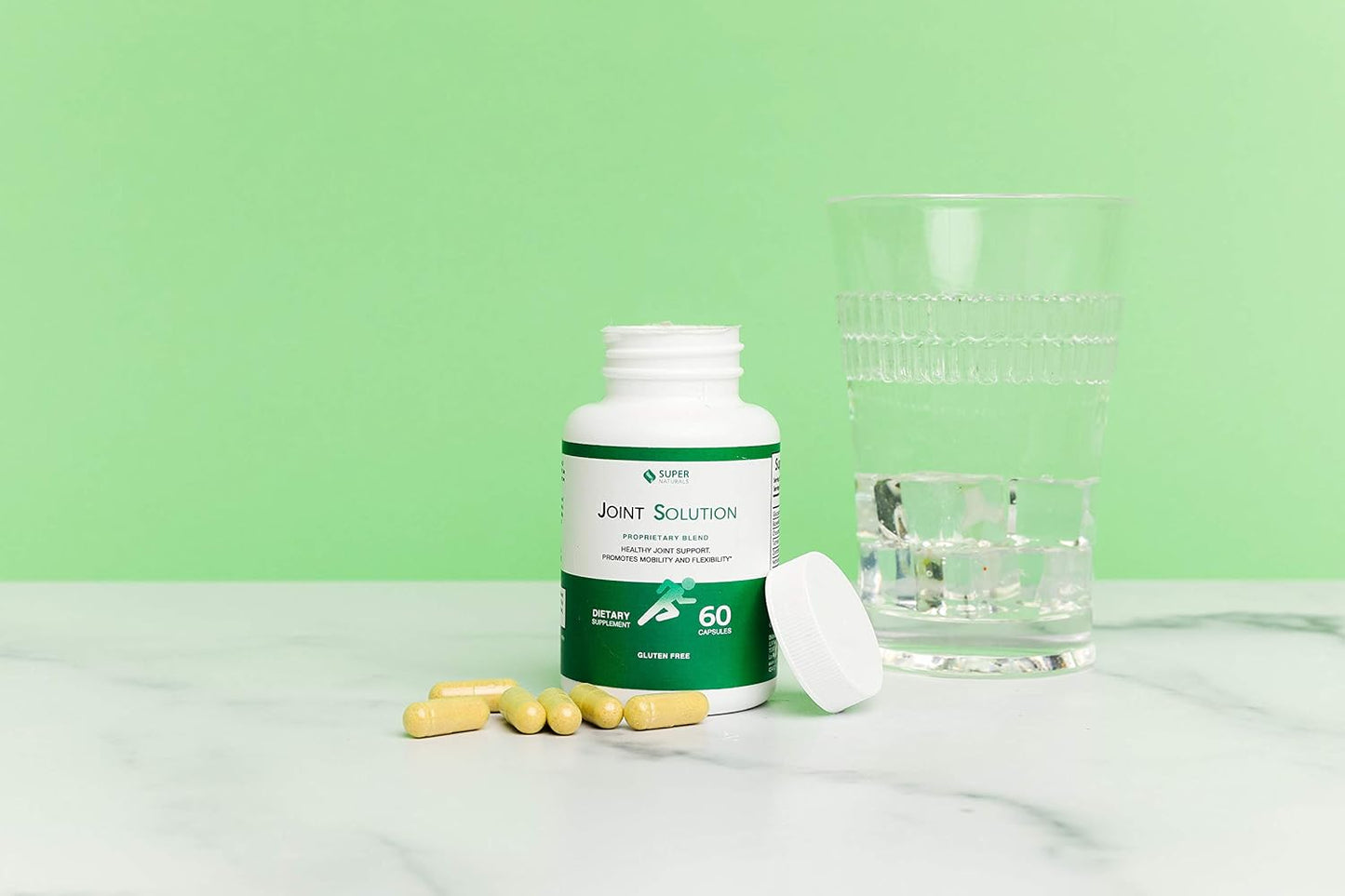 All-Natural Joint Support Supplement with Glucosamine, Chondroitin, MSM, Turmeric - Gluten-Free - 60 Capsules for Men, Women, Adults by JLM Nutritionals