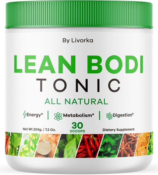 All-Natural Lean Body Tonic Powder - 30 Servings, Advanced Formula for Lean Body