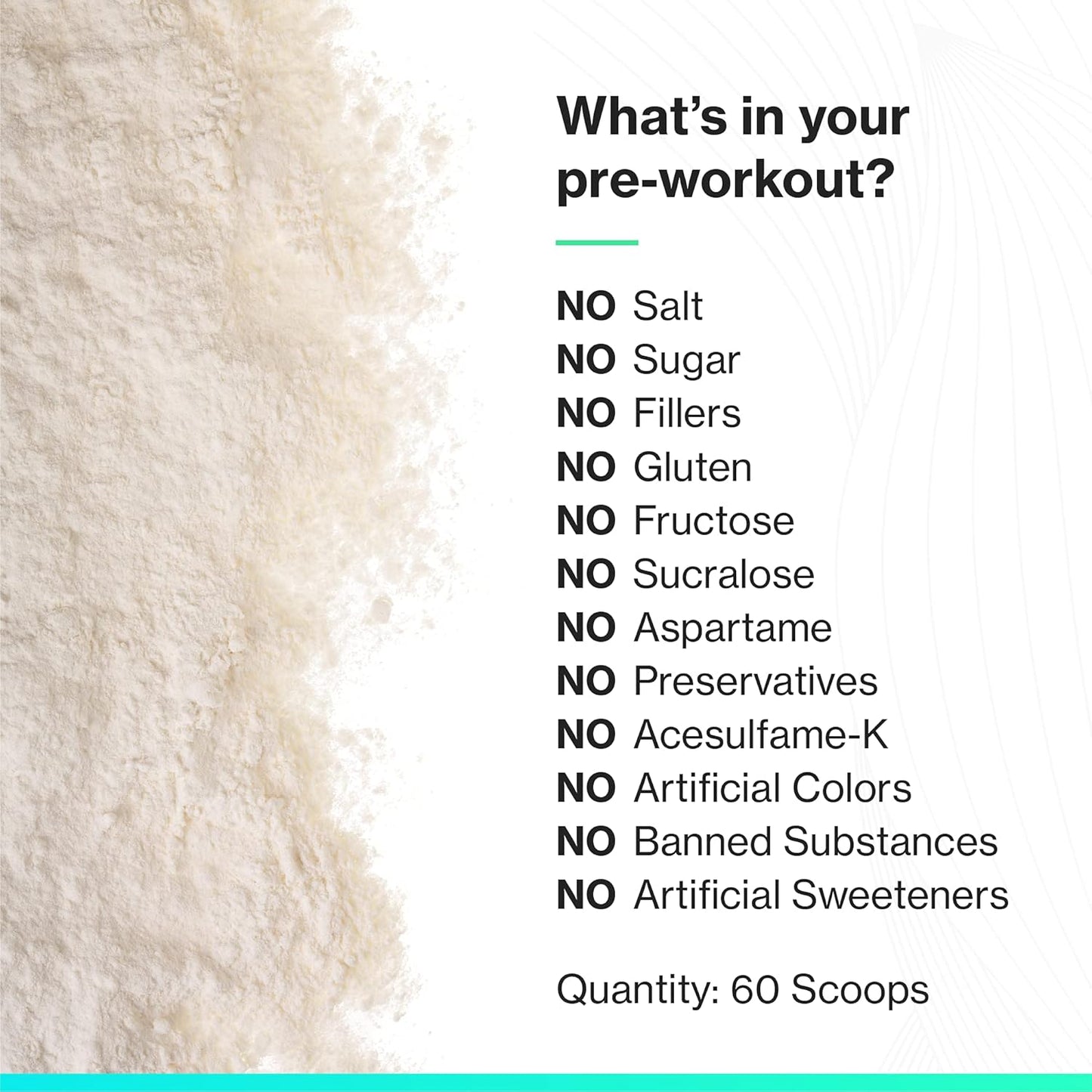 All-Natural Pre-Workout Powder for Energy, Focus, and Endurance - Vitamins PurePump, Citrulline, Beta Alanine, Vegan, Paleo, Keto - Unflavored (30 Servings)
