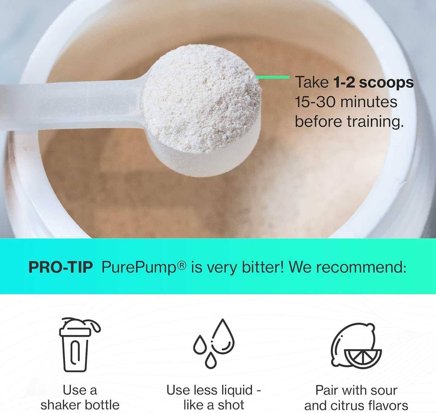 All-Natural Pre-Workout Powder for Energy, Focus, and Endurance - Vitamins PurePump, Citrulline, Beta Alanine, Vegan, Paleo, Keto - Unflavored (30 Servings)