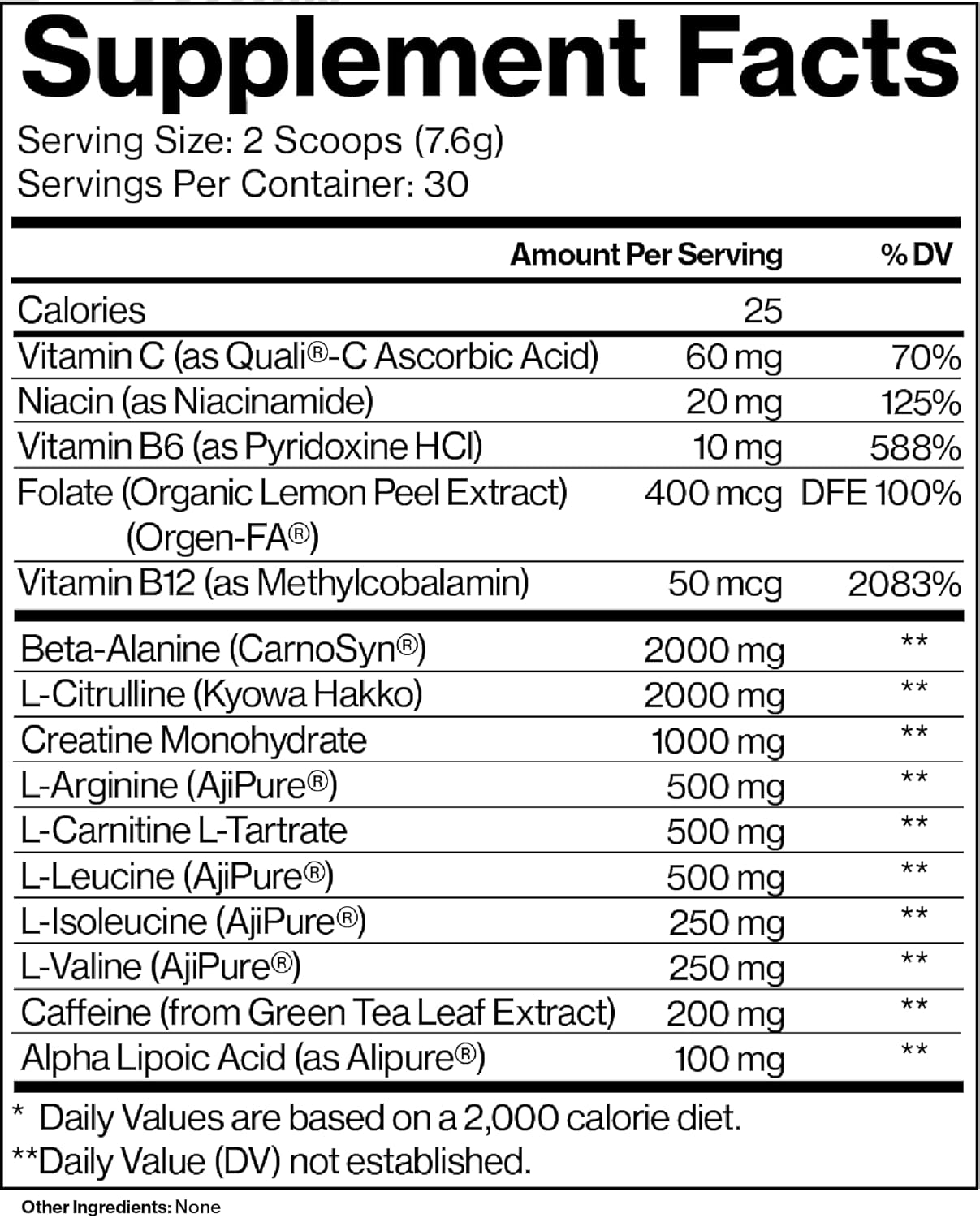 All-Natural Pre-Workout Powder for Energy, Focus, and Endurance - Vitamins PurePump, Citrulline, Beta Alanine, Vegan, Paleo, Keto - Unflavored (30 Servings)