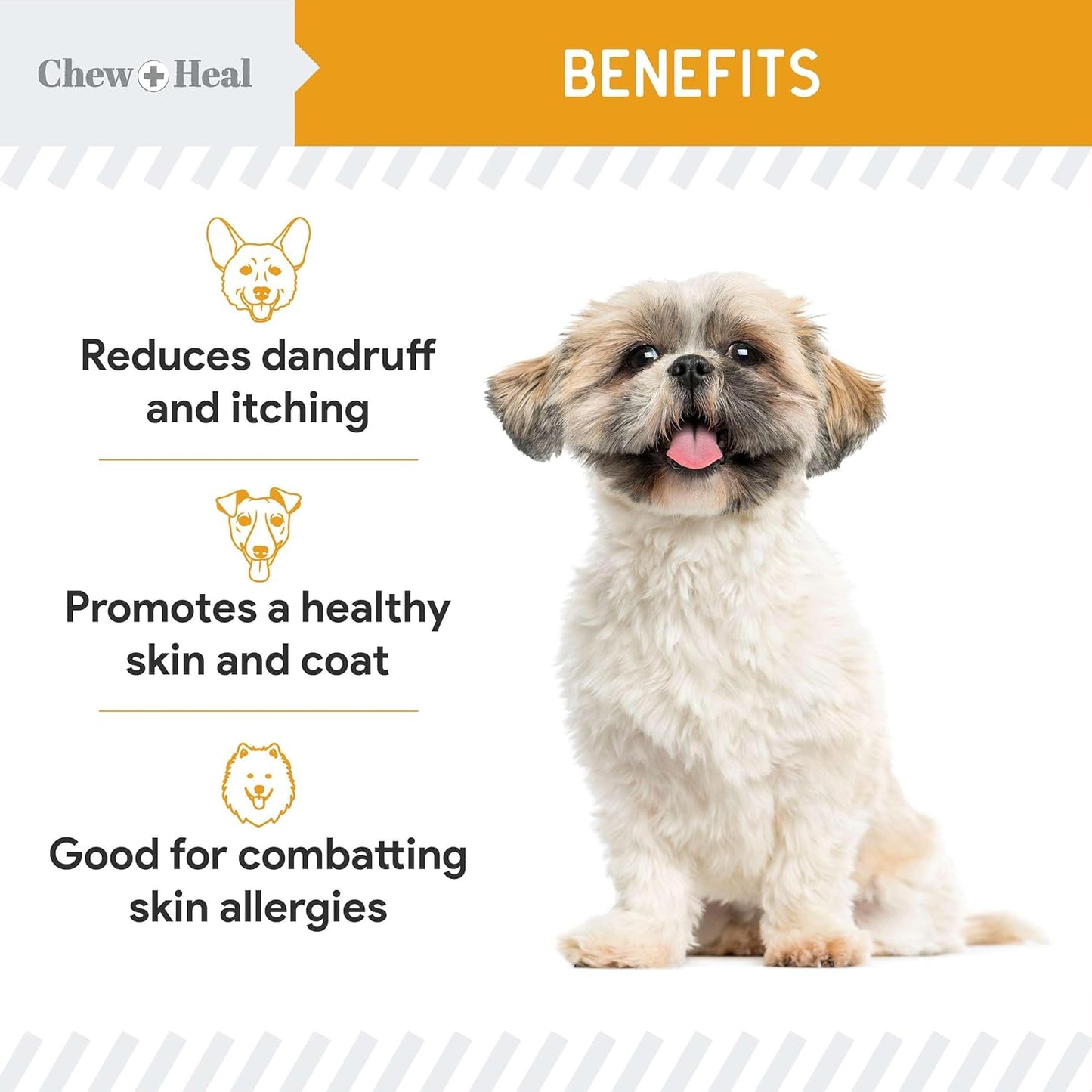 All-Natural Salmon Oil Liquid for Dogs and Cats - Omega-Rich Supplement for Healthy Skin, Coat, Joints, and Immune Support - Premium Pet Care from Chew + Heal Labs, Made in USA - 32 oz