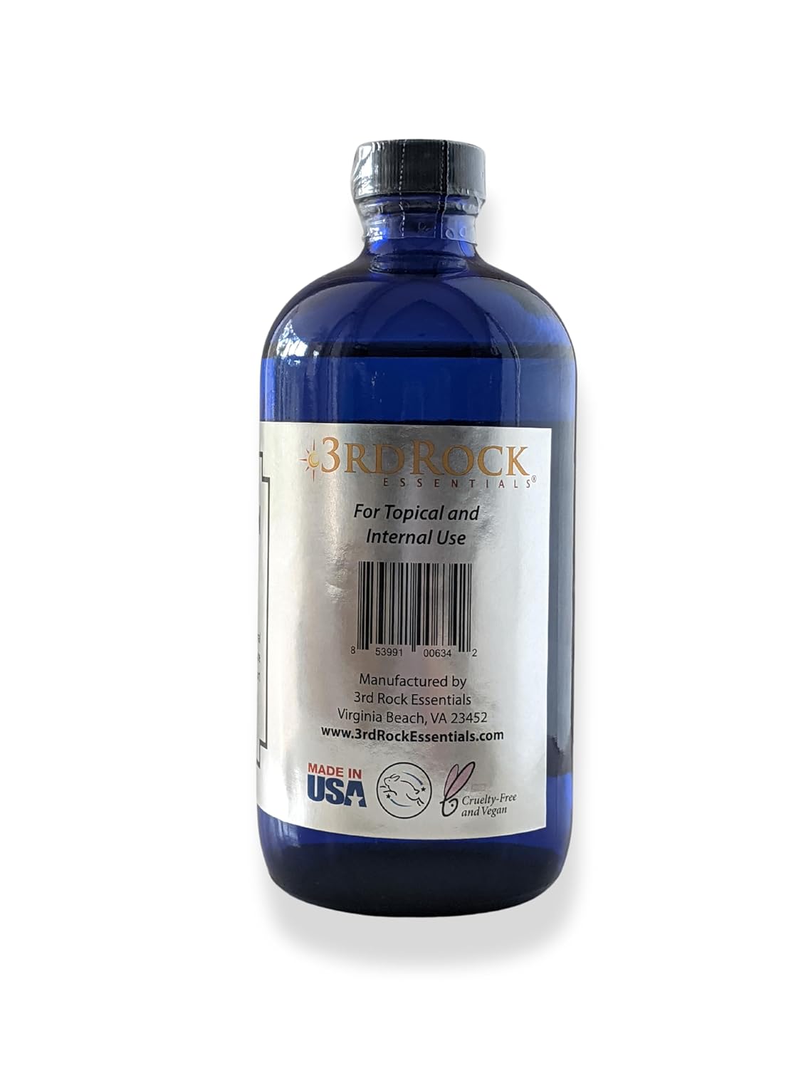 All Natural Silver Infusion Tonic Dietary Supplement - 150 PPM Silver Oxide Immune Support - 16 oz Liquid Silver Supplement