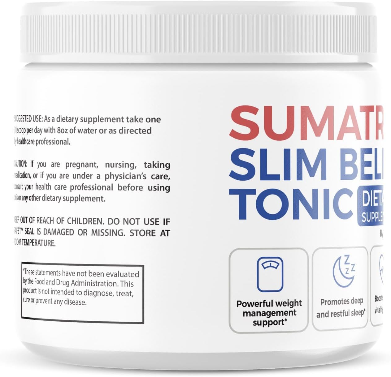 All-Natural Sumatra Slim Belly Tonic Powder - Dietary Supplement with Maximum Strength - Reviews (1 Pack)