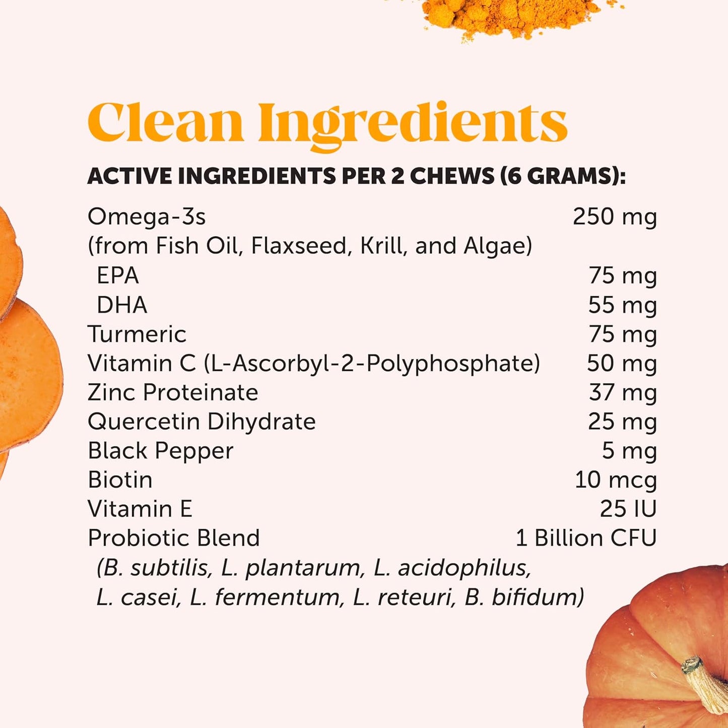 Allergy Itch Relief Soft Chews for Dogs - Fish Oil & Probiotics, Healthy Skin & Coat Supplement - 90 Ct Salmon Flavor