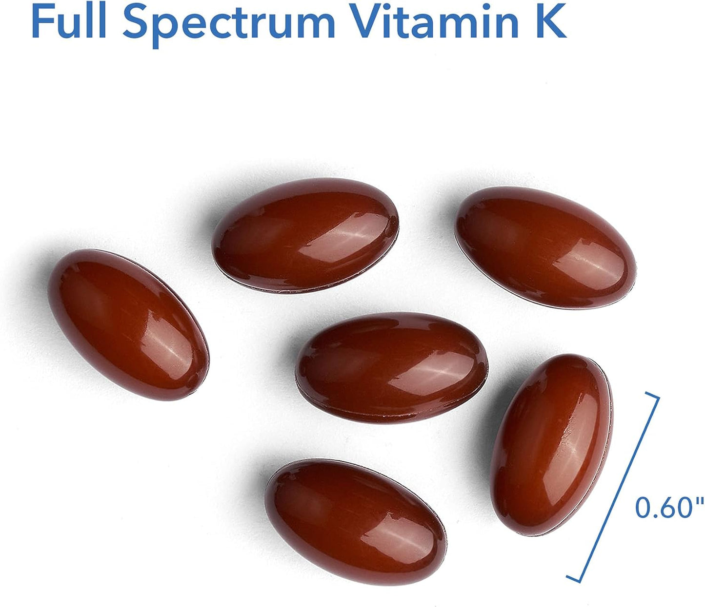Allergy Research Group Full Spectrum Vitamin K Complex with K1, K2, D3, and A - 90 Count Supplement