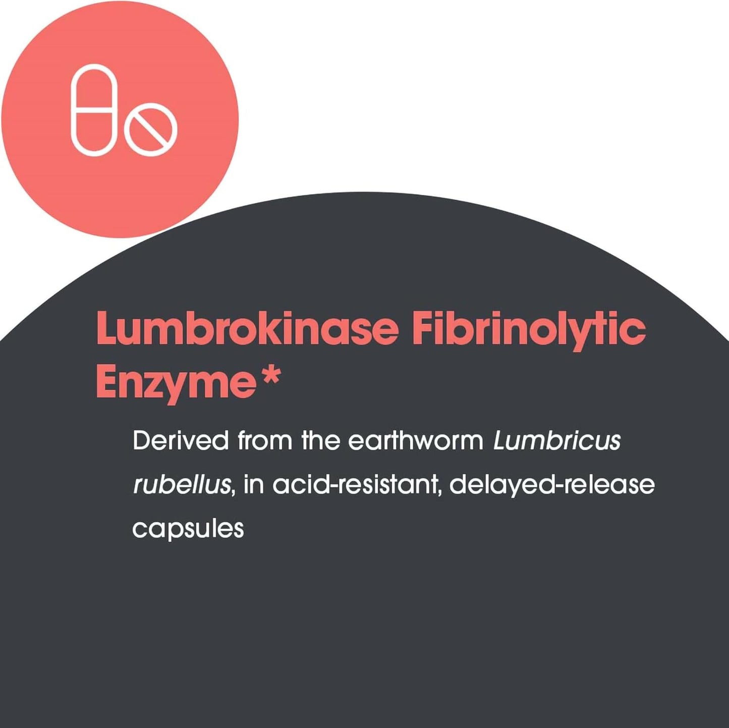 Allergy Research Group Lumbrokinase Supplement - Promotes Healthy Circulation with 30 Delayed Release Vegetarian Capsules